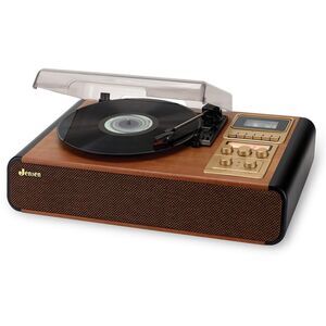 Jensen JTA-385 Retro Turntable/Cassette\Radio Entertaiment Center (Brown)